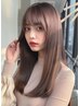 似合わせカット+コスメストレート＋3ステップトリートメント　￥15400