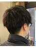 メンズカット＋ツイストパーマ　