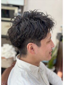 ヘアーマツシタ(Hair Matsushita) メンズスパイラルパーマスタイル