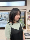 レイヤーカット×マットカラー