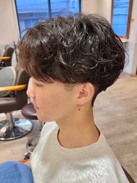 メルト 吉祥寺(melt) 【早坂駆留】シャドウパーマ 吉祥寺 メンズカット センター分け