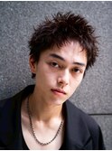 ツイストスパイラルパーマ波巻きシャドウメンズパーマ刈り上げ