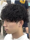 シャドウパーマニュアンスパーマ波巻きスパイラルパーマ名古屋栄