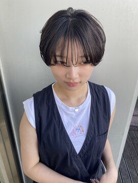 エアー 青山(AIR) センターパートハンサムショートコンパクトショートくびれ