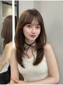 韓国ヘア/透明感/髪質改善/レイヤーカット/暗めカラー/学割/浦和