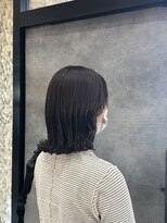 アールトゥーヘアー(art To Hair)&nbsp;グレージュカラー/ミディアム/ブリーチカラー