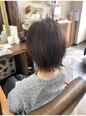 切りっぱなしレイヤースタイル