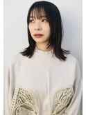透明感レイヤーミディ（表参道美容室）