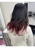 グラデーションカラーバレイヤージュインナーカラー　ryota