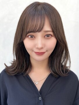 レイリー 原宿 表参道(Rayreee) 【F】大人かわいい顔まわり前髪カットニュアンスカラー
