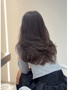 イオエ 表参道(ioe) 黒髪/オリーブグレー/小顔/ココアベージュ/髪質改善/縮毛矯正