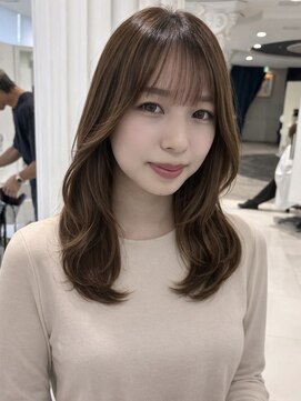 エアー 青山(AIR) レイヤーカット/艶カラー