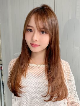 エトラ 渋谷店(etora) 前髪 ワンホンヘイヤー 顔周りカット レイヤーカット"