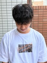 スウェル 押上店(Swell)&nbsp;MEN’S/リバースセンターパート/ニュアンスパーマ/錦糸町駅