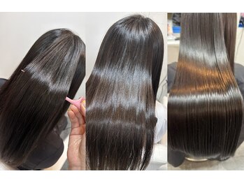 カルマ ヘアー(calma hair)の写真/“素髪のように柔らかく、ずっと触れていたくなる艶髪。”