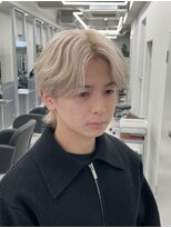 エイト ソル 博多筑紫口店(EIGHT sol) 【メンズホワイトブロンド】