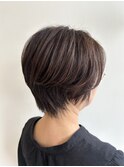 美髪シルエットショート
