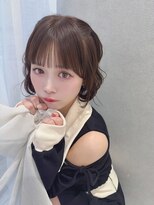 カシュカシュ 表参道(cache cache)&nbsp;ボブでもできるふわふわハーフツインアレンジ♪