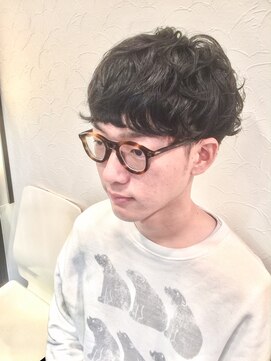 オムヘアーバイグルーマーズ(HOMME HAIR by GROOMER/S) 2ブロマッシュ・ニュアンスパーマ・Hommehair2nd櫻井