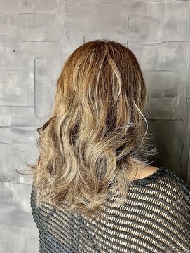 ヘアサロンエムフィス 池袋東口(HAIR SALON M Fe's) デザインカラー/厚めバング/ローライト/スリークボブ