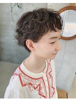 テトヘアー(teto hair)&nbsp;ショート　パーマ　ワンカール　ピンパーマ  コールド　耳掛け