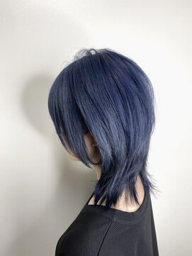 ヘアリゾートユア 新大久保店(hair resort YuA) コバルトブルー