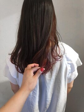 ルチカ(Luccica) 【Luccica】インナーカラー ×チェリーレッド