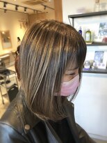 ソレカ(SORECA)&nbsp;【SORECA/ソレカ】ストレートボブディ×シークレットハイライト