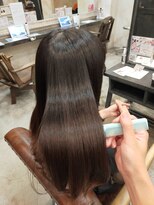 ヘアリゾートエーアイ 北千住店(hair resort Ai)&nbsp;ミディアム/マロンベージュ/Ａラインボブ/かきあげ/北千住