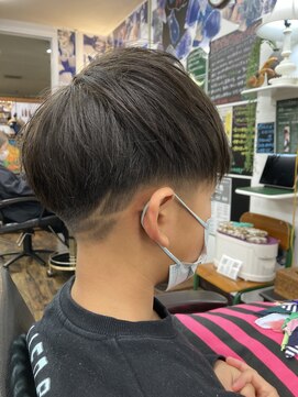 ゆとり炉の樹 のぐ男 ツーブロックマッシュ