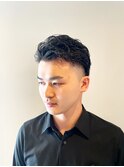 SIDE PART パーマ