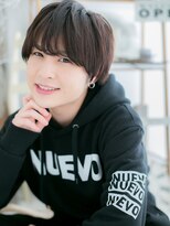 モッズヘア 上尾西口店(mod's hair) 黒髪で好感度UP斜めバングマッシュヘアm2上尾20代30代40代