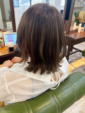 マリアバイアフロート(Maria by AFLOAT) 【山田】お客様スタイル☆くびれレイヤーミディハイライト