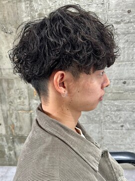 ニアウ 太田店(Niau) 波巻きスパイラルパーマツイストスパイラルパーマメンズマッシュ