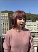 #ピンクカラー #ピンクベージュ #くびれ #ダブルカラー