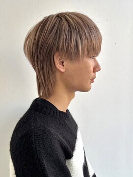 キャパサウス 春日 大野城店(CAPA south) マッシュウルフ ミルクティーベージュ メンズミディアム