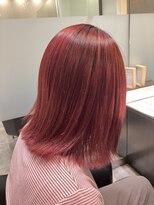 アヴァンス アリオ鳳店(AVANCE)&nbsp;ワインレッド×外はなボブ×ピンクレッド