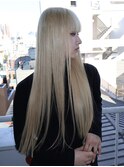 blond long hair