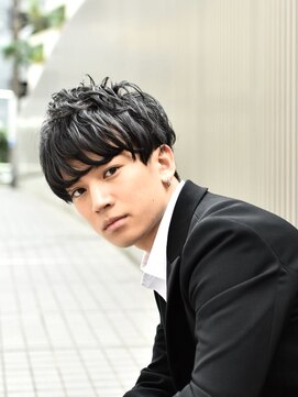 アトム(Atom.) ビジネスカジュアル/2ブロック/ニュアンスパーマスタイル