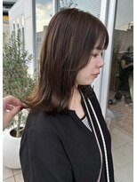 ユウヘアー 千代田橋店(U Hair)&nbsp;大人ミディアム×イルミナカラー