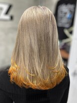 オルズ 渋谷(ALLZ) 裾カラーケアブリーチハイトーンカラー髪質改善トリートメント