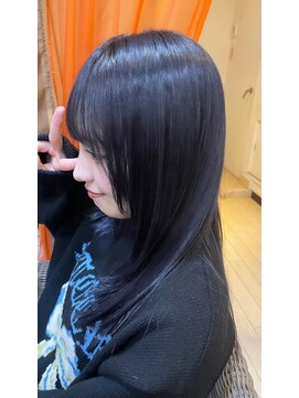 アトリエフリーナルオ(atelier FRee naruo) ★髪質改善×イルミナカラー★超透明ネイビーブラック★