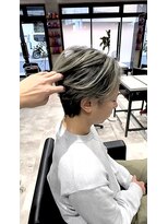 ネオ(neo.)&nbsp;ダブルカラー/バレイヤージュ/メンズカット/シルバー