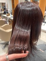 ピークアブー アヴェダ ギンザシックス(PEEK-A-BOO AVEDA GINZASIX)&nbsp;ボルドーカラー艶カラーブリーチなしカラー血色プラムカラー