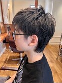 サイドツーブロックのソフトウルフ