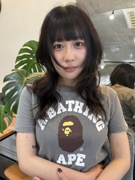 ナループロア ルームー(Nalu pu loa ROOMOO) レイヤーカット/ハッシュカット/ロングウルフ