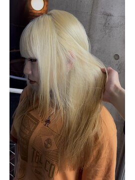 インク 渋谷(INK.) ブロンド×ベージュ