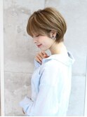 大人くびれショート【20代30代40代】前髪あり　ショートヘア