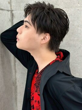 ロンドオム 池袋(Lond Homme) men's/メンズ/ダウンパーマ/黒染め/韓国/ブルーブラック/池袋