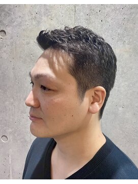 バーバーバー ナカノ(BARBER BAR NAKANO) 30代ショートヒートカールスタイル